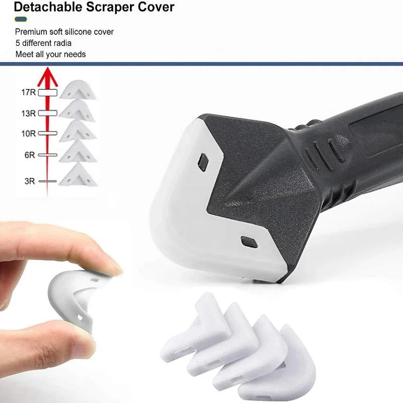 9-in-1 Silicone Caulk Scraper & Sealant Finisher Tool Kit