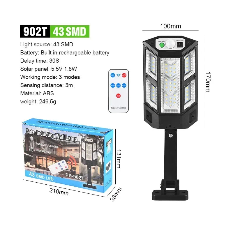 30000LM Solar LED Outdoor Light | Motion Sensor | IP65