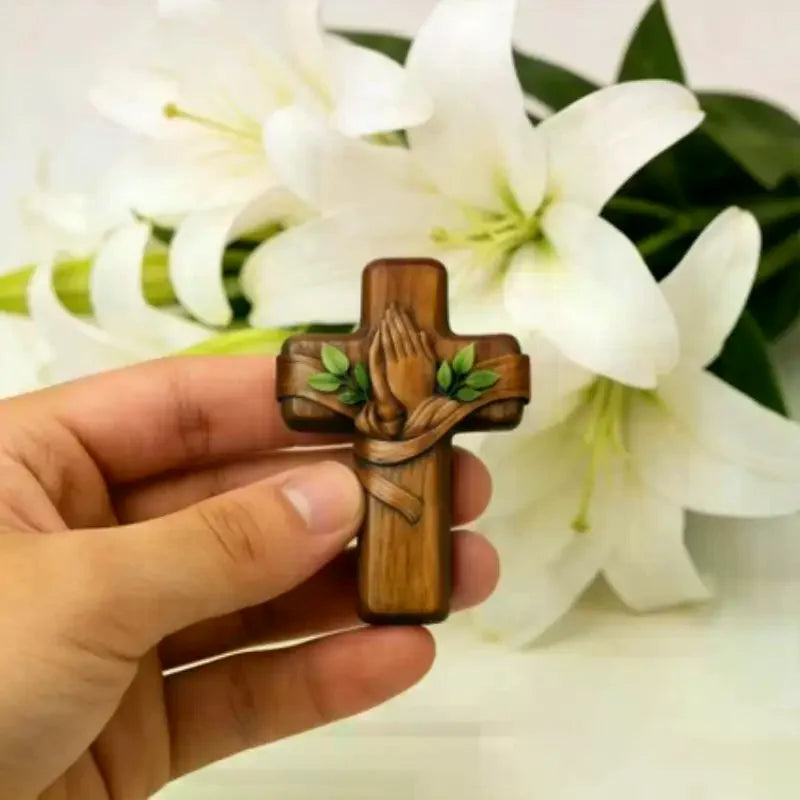 Pocket Prayer Cross with Card & Bag | Easter Christmas Gift