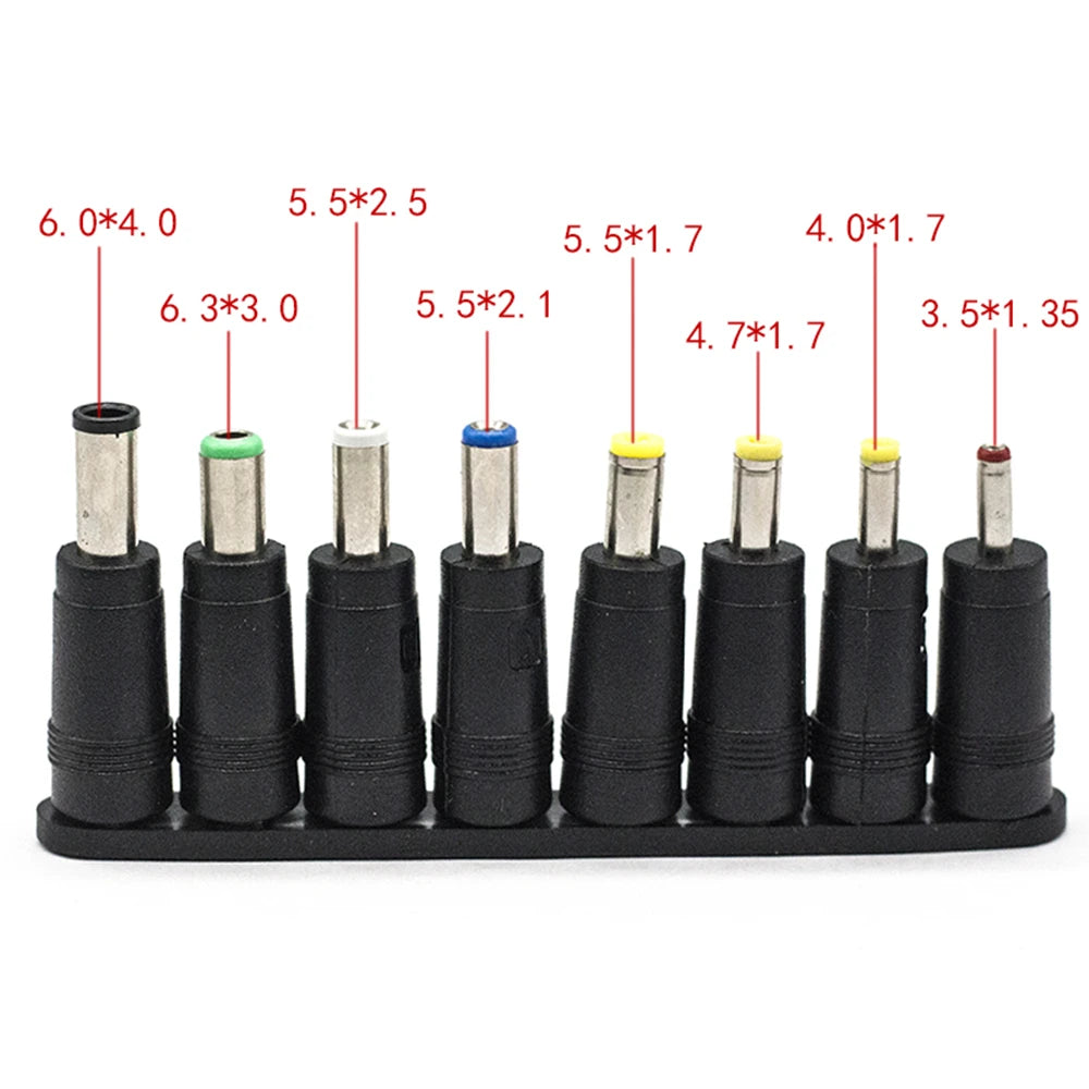 Universal DC Power Connector Kit 5.5x2.1mm Male Female Straight / Right Angle Plug Set for Laptop Notebook Power Adapter Peaceful Pleasures Health and Wellness Type-A