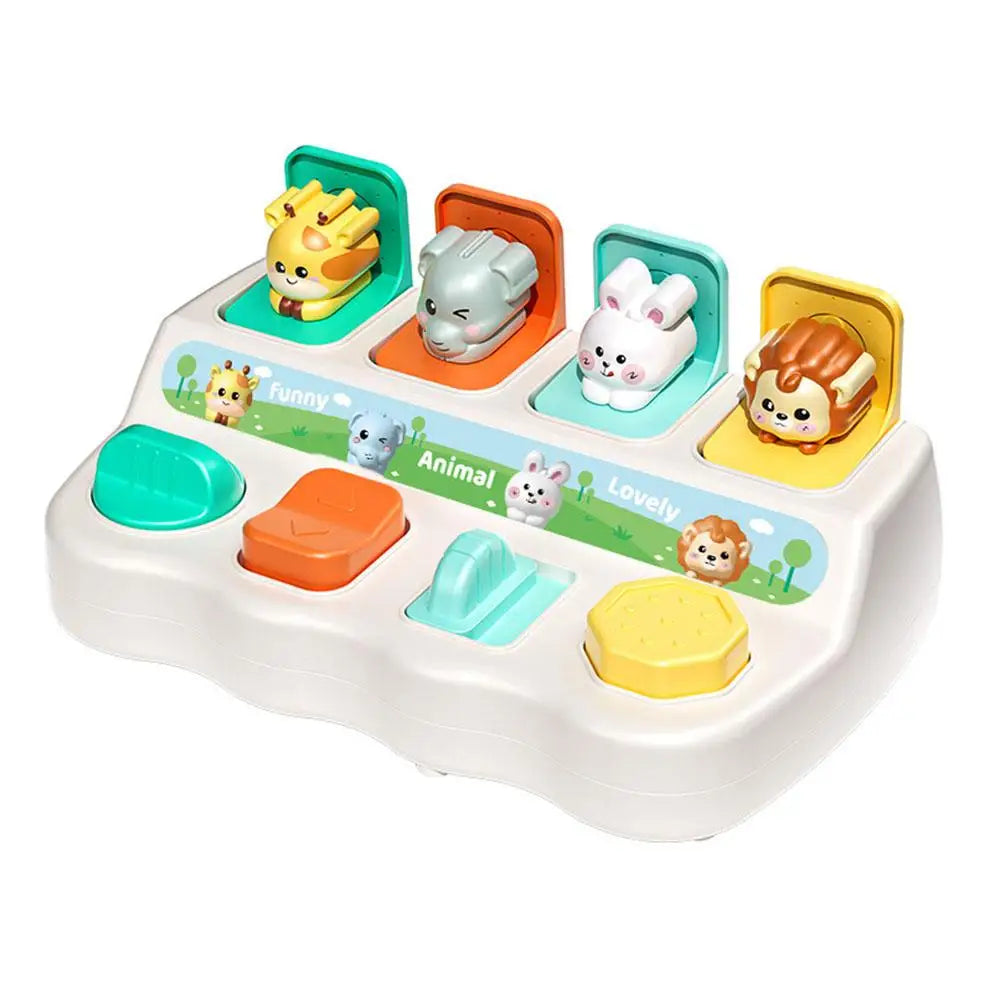 Montessori Pop-Up Animal Toy Box | Logic & Motor Skills for Kids