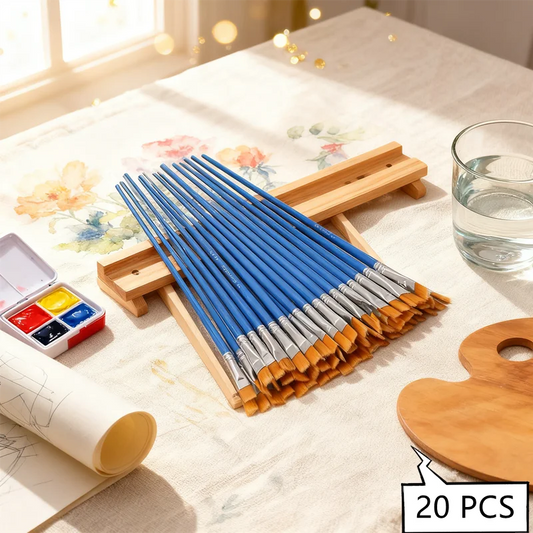 20pc Professional Art Brush Set – Detail & Hook Line Painting Art Paint Brush Set Peaceful Pleasures Health and Wellness