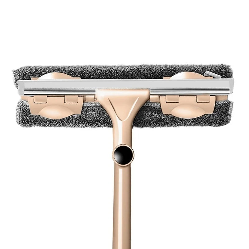 Long Handle Cleaning Brush Window Cleaner Glass Squeegee Telescopic