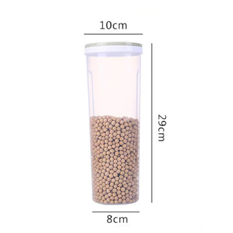 Food Storage Box Sealed Containers Leakproof Storage Box Crisper for Cereal Spaghetti Noodle Pasta Grain Peaceful Pleasures Health and Wellness
