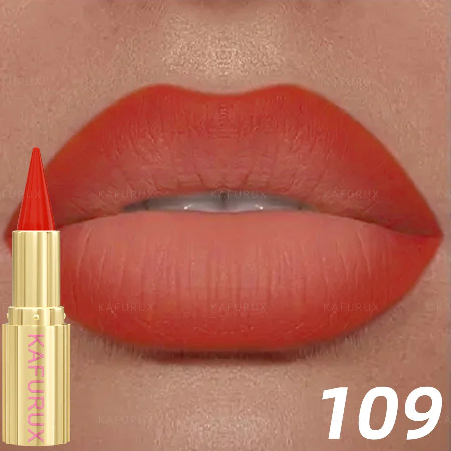 KAFURUX 9-Color Matte Lipstick & Lip Liner Pen | Velvet Finish