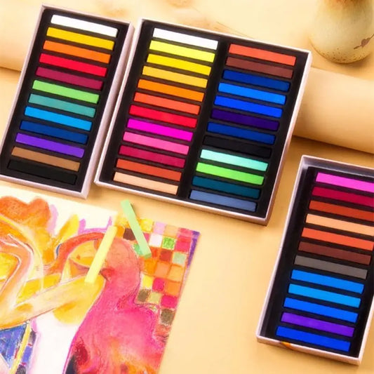 Polymer Clay Doll Makeup Chalk 12/24/36/48 Color Artist Chalk Stick Set School Supplies Professional Blush Coloring Pen Peaceful Pleasures Health and Wellness