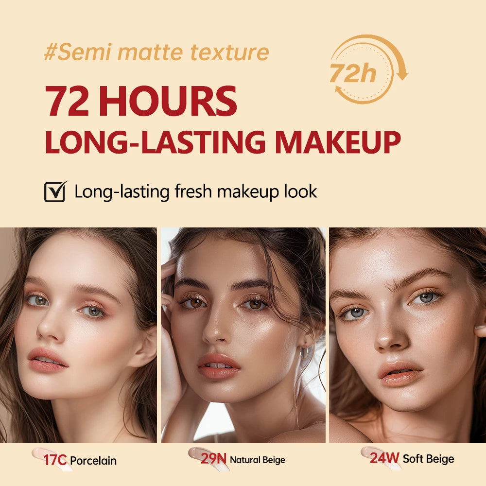 Sun protectio Air Cushion Foundation 9 Colors CC Cream Concealer Whitening Makeup Waterproof Cosmetics Brighten Face Base Tone Peaceful Pleasures Health and Wellness