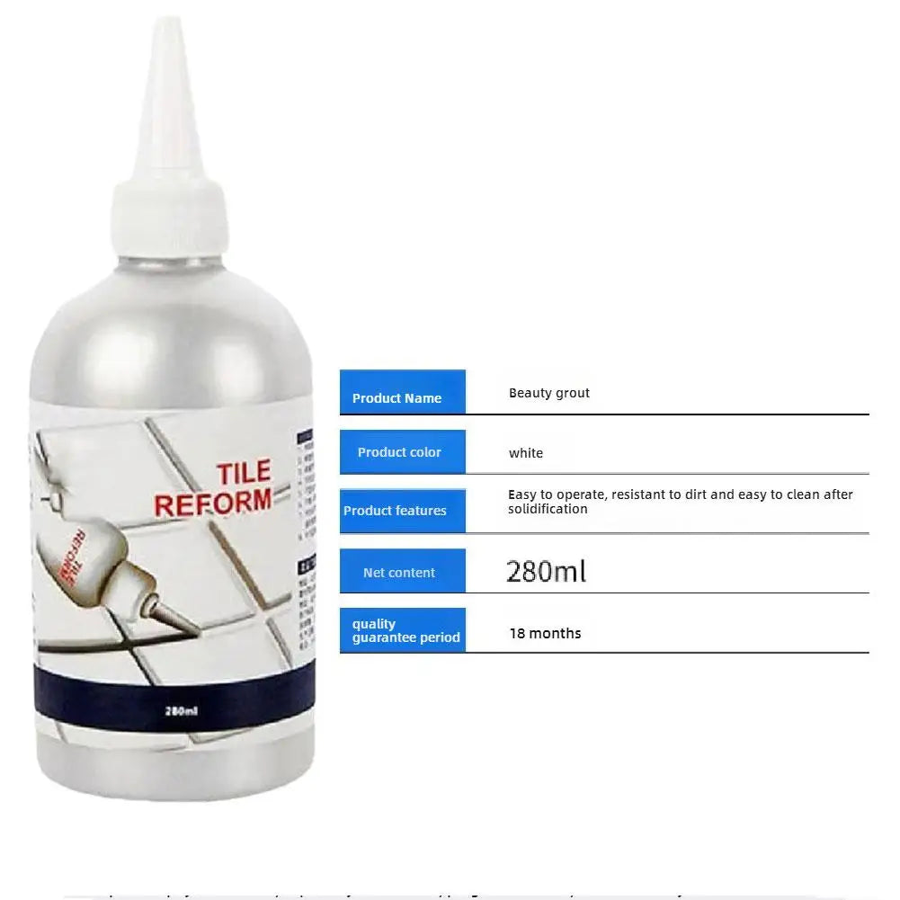 Waterproof Tile Grout Repair Filler 150ml/280ml – Multicolor