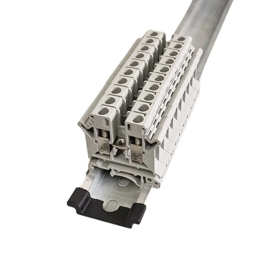 10pcs/lot UK6N UK 6N Screw Feed-through Wire Connector UK 6mm² Universal Plug Multi-Color Electrical DIN Rail Terminal Block Peaceful Pleasures Health and Wellness
