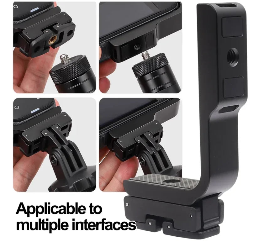 Sunnylife Magnetic L-Bracket for Insta360 X5 X4 | Adjustable Mount