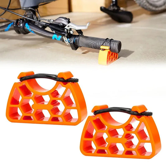 Bike Handlebar Repair Stand Non-slip Handle Support Bracket MTB Peaceful Pleasures Health and Wellness