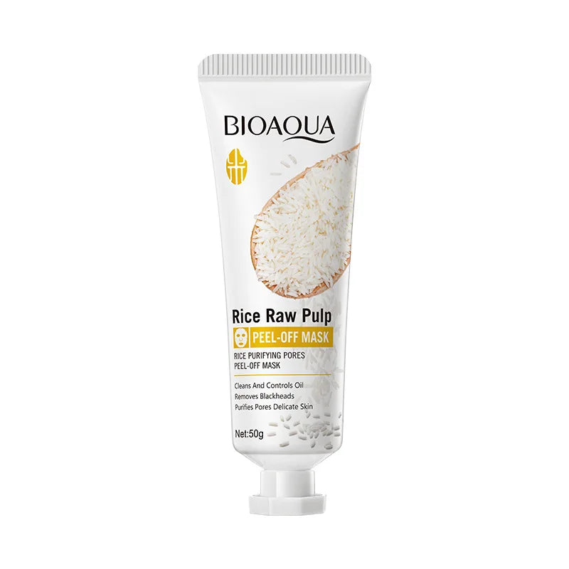 White Rice Face Peeling Mask | Blackhead Removal & Anti-Aging