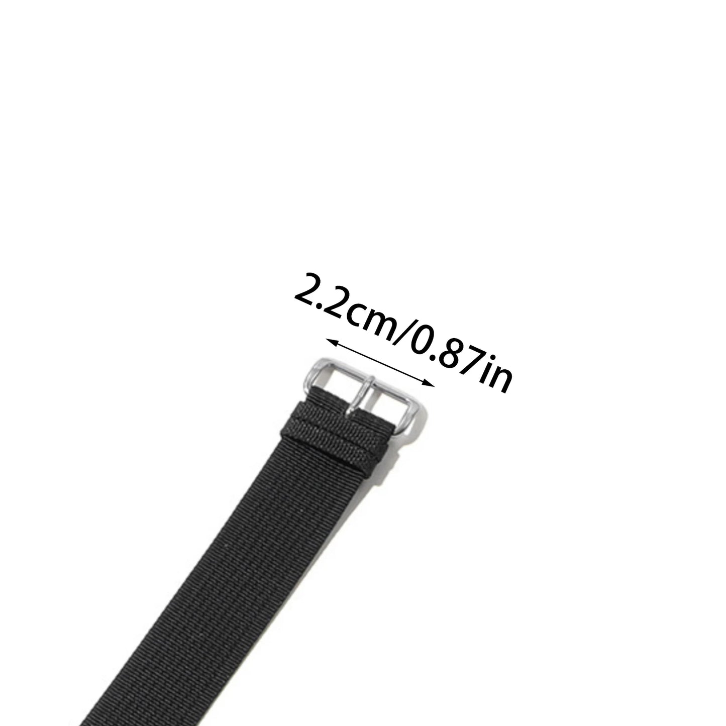 Nylon Military Sport Watch Strap – Braided Fabric Band
