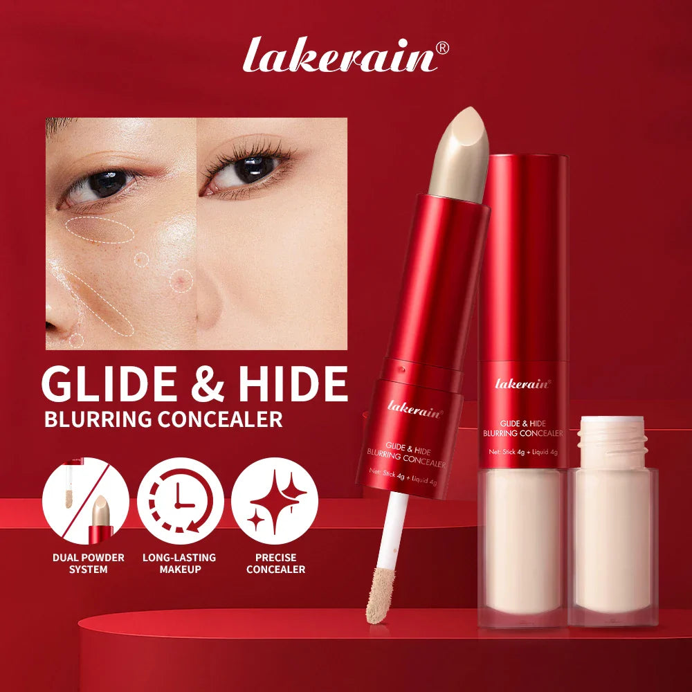 2-in-1 Blurring Concealer – Full Coverage, Waterproof, Lightweight