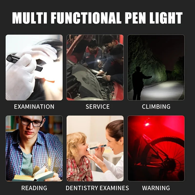 POCKETMAN Magnetic COB Pen Work Light USB Rechargeable LED