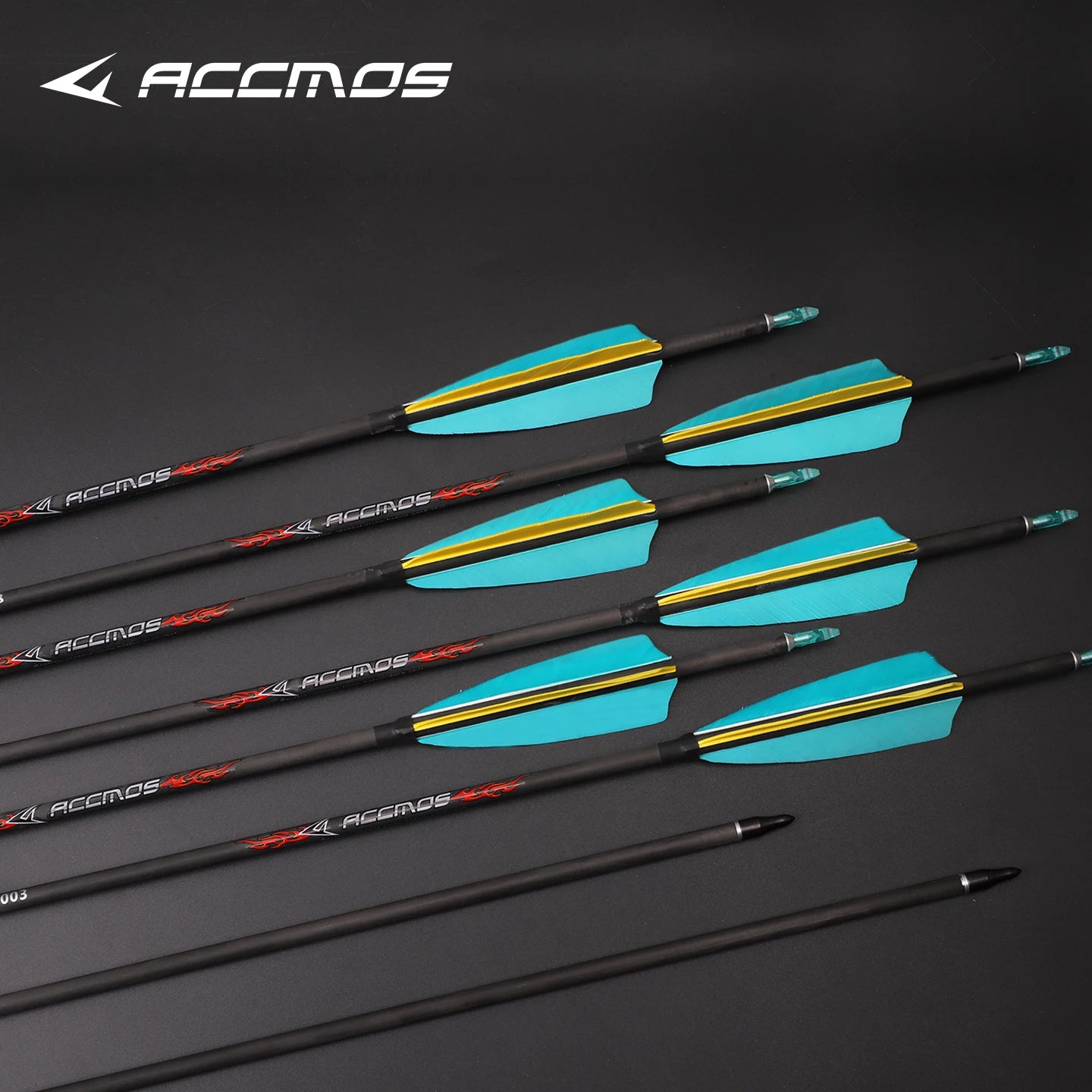 6 Pure Carbon Arrow ID6 Spine 300 350 400 500 600 700 800 4' Turkey