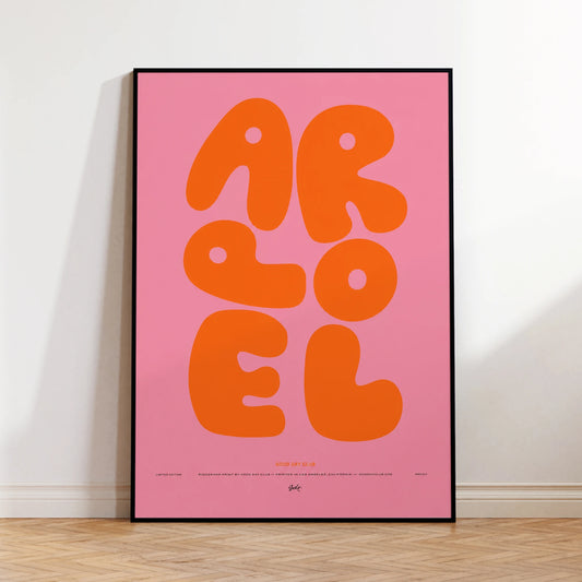 Minimalist Orange Quotes Canvas Wall Art Print | Home Decor Canvas Wall Art Peaceful Pleasures Health and Wellness G4903 30x40cm Wood Framed