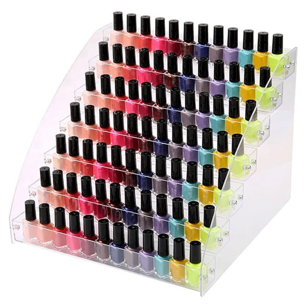 5-Tier Clear Acrylic Makeup & Cosmetic Organizer Box