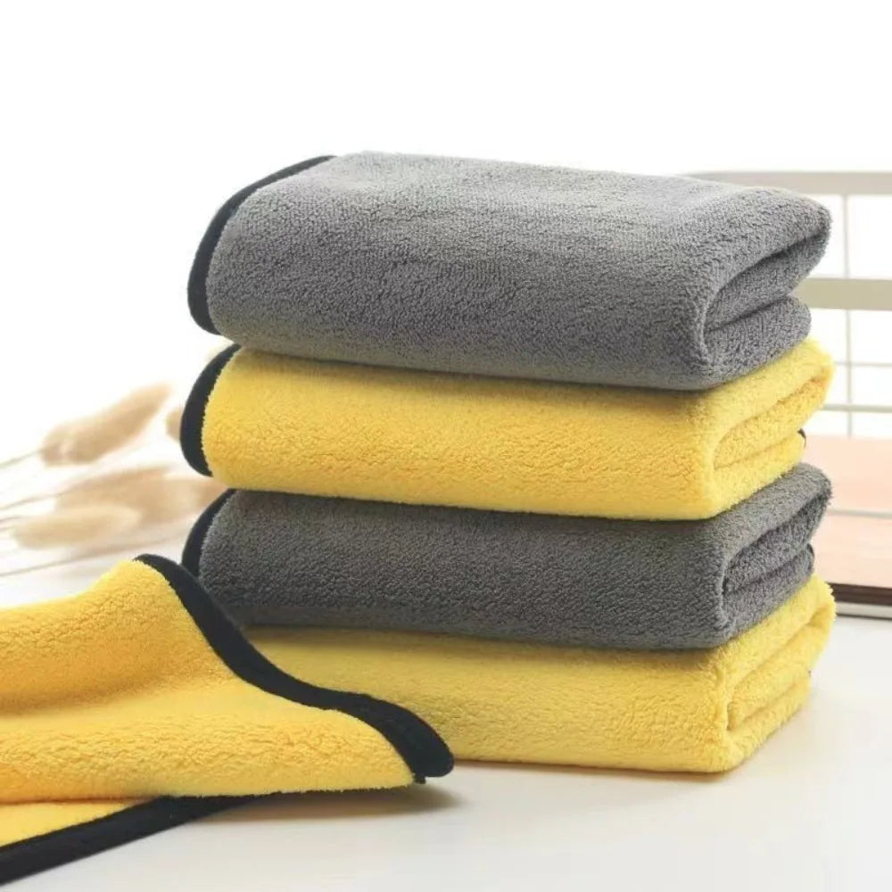 Microfiber Cleaning Towels – Quick-Dry Cloths for Car & Kitchen