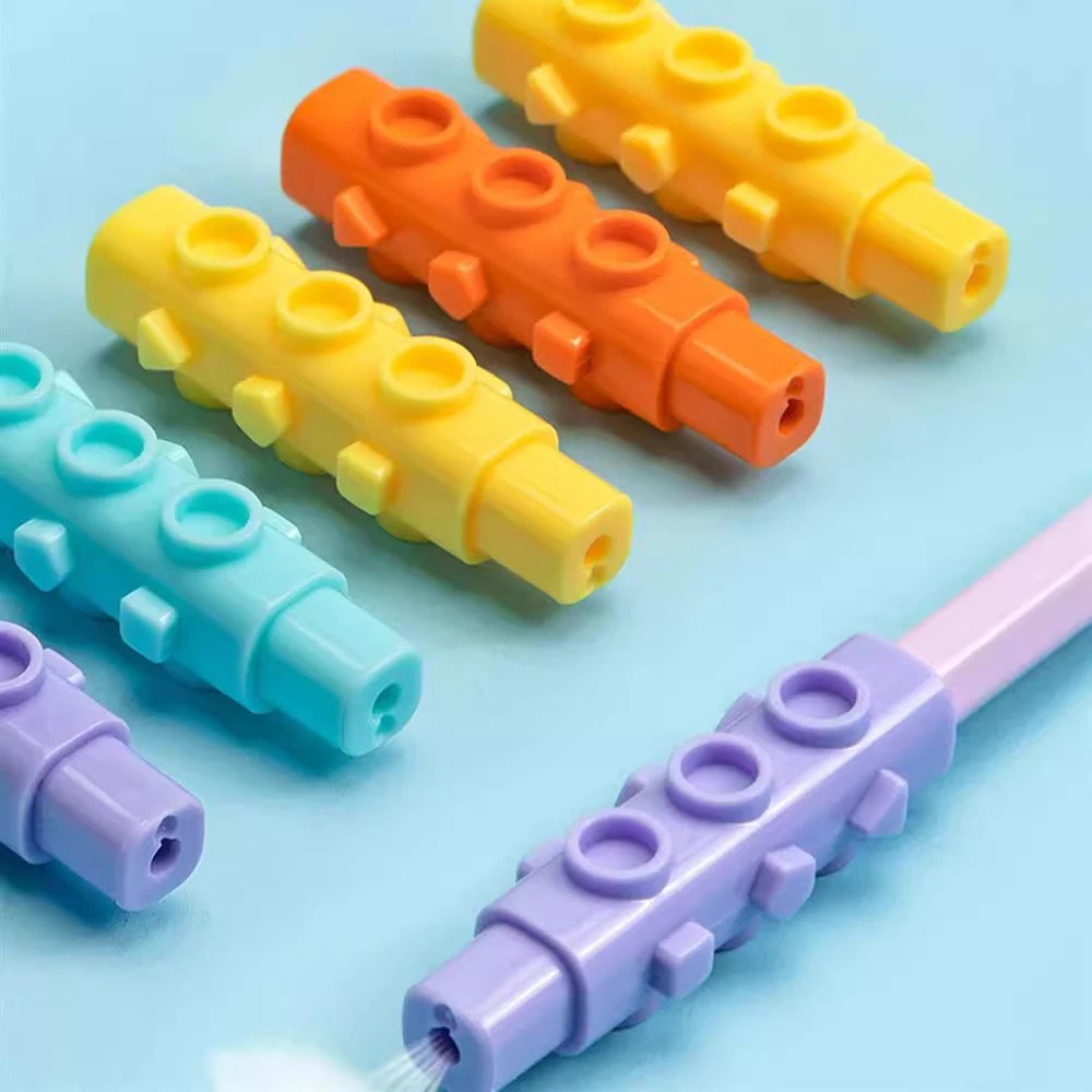 Student Pen Cap Protective Cover Grip Extension Rod Pencil