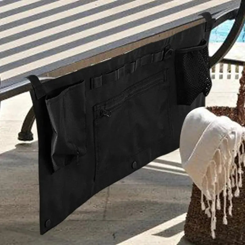 Bedside Storage Pocket Outdoor Camping Bedside Storage Hanger Bunk Bed Rail Organizer Beach Armrest Pouch Versatile For Keys Peaceful Pleasures Health and Wellness