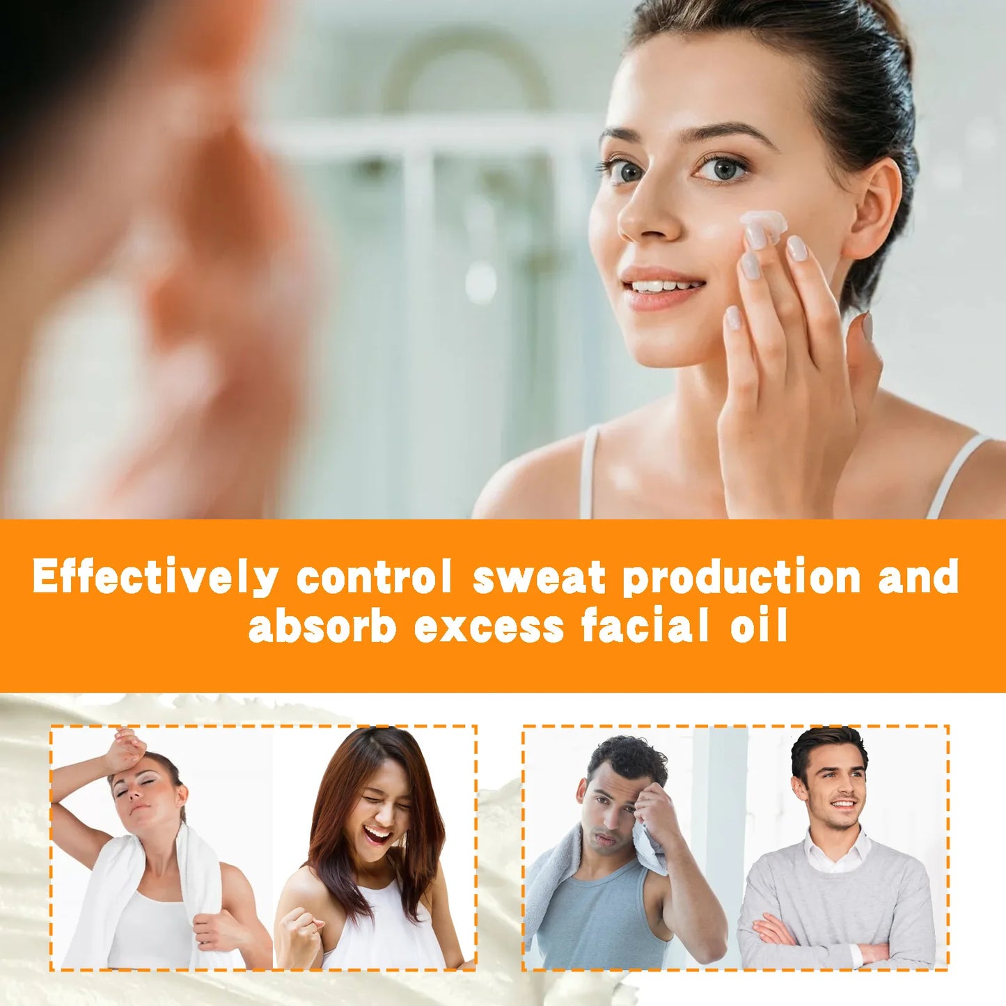 Face Antiperspirant Cream for Oil Control and Freshness Peaceful Pleasures Health and Wellness
