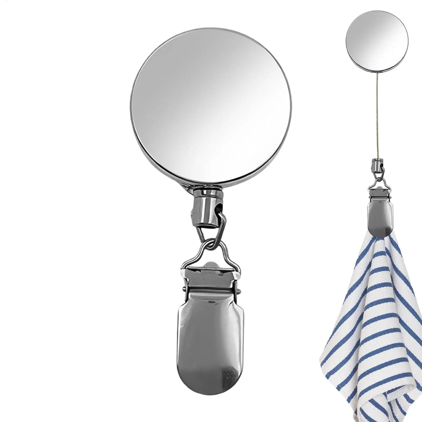 Retractable Towel Clip | Self-Adhesive Wall-Mounted Holder