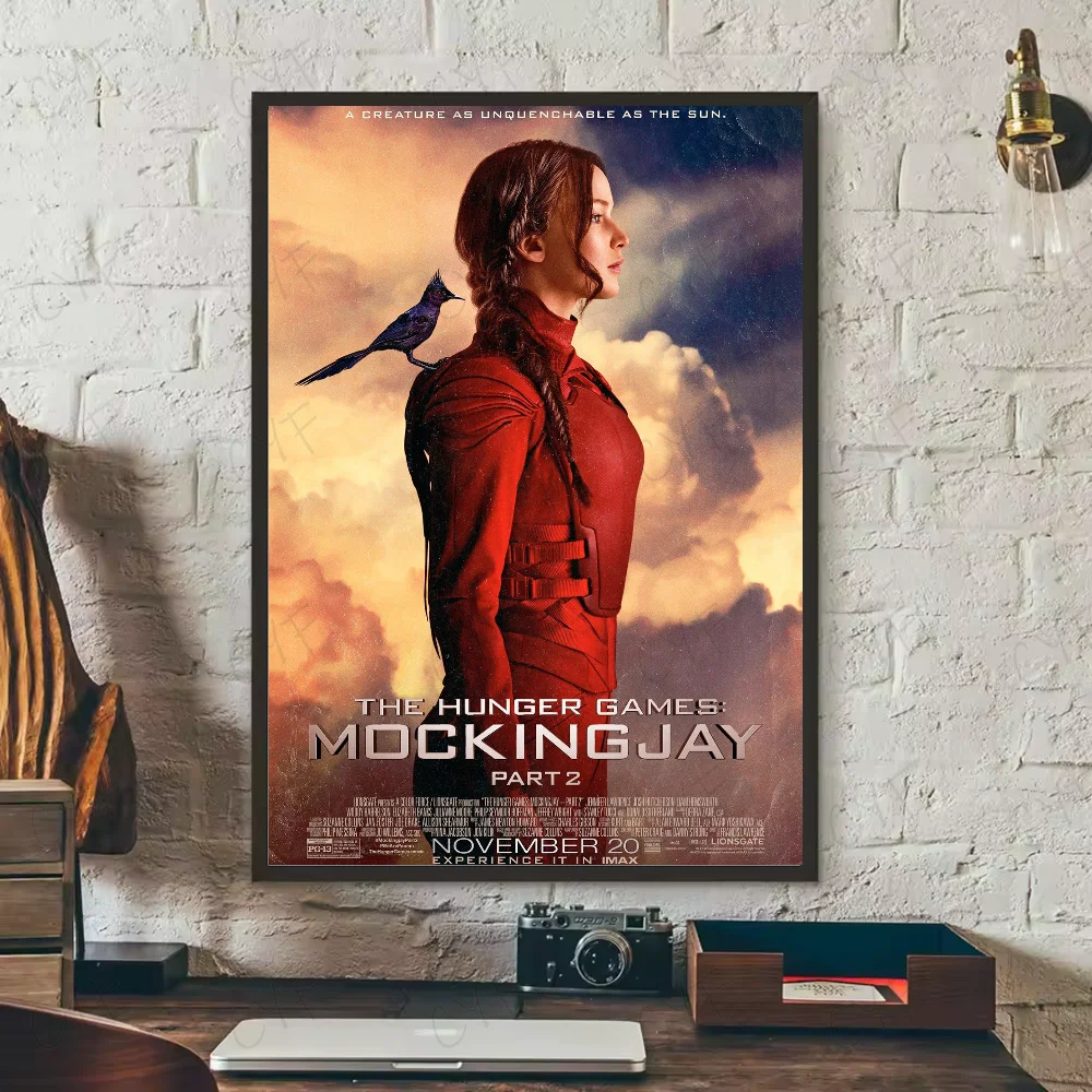 Hunger Games HD Movie Poster | Waterproof PVC Wall Art Décor Movie Wall Poster Peaceful Pleasures Health and Wellness z2 50X70cmNoframe