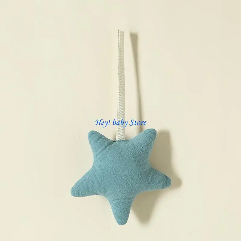 Cotton Baby Pacifier Holder Rattle Toy – Stroller, Crib & Car