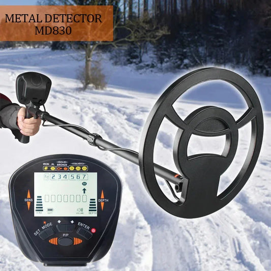 MD830 Metal Detector Underground Depth 2.5m Scanner Search High precision Gold Detector Treasure Hunter Detecting Pinpointer Peaceful Pleasures Health and Wellness