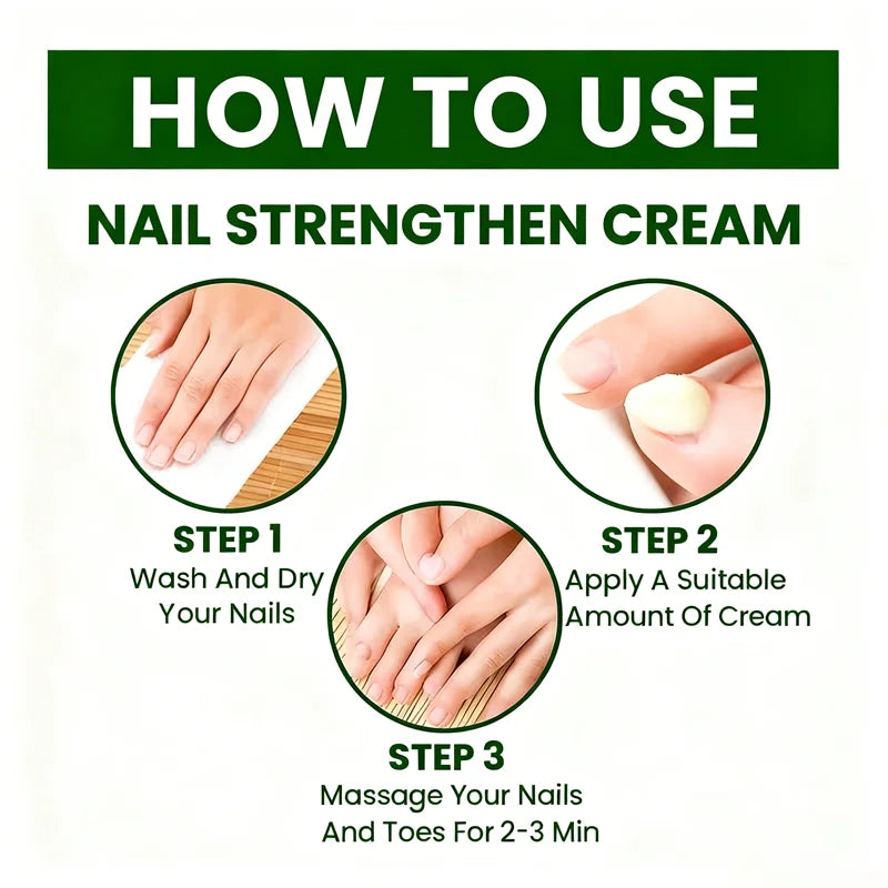 Day & Night Nail Strengthening Cream – Hyaluronic Acid & Urea