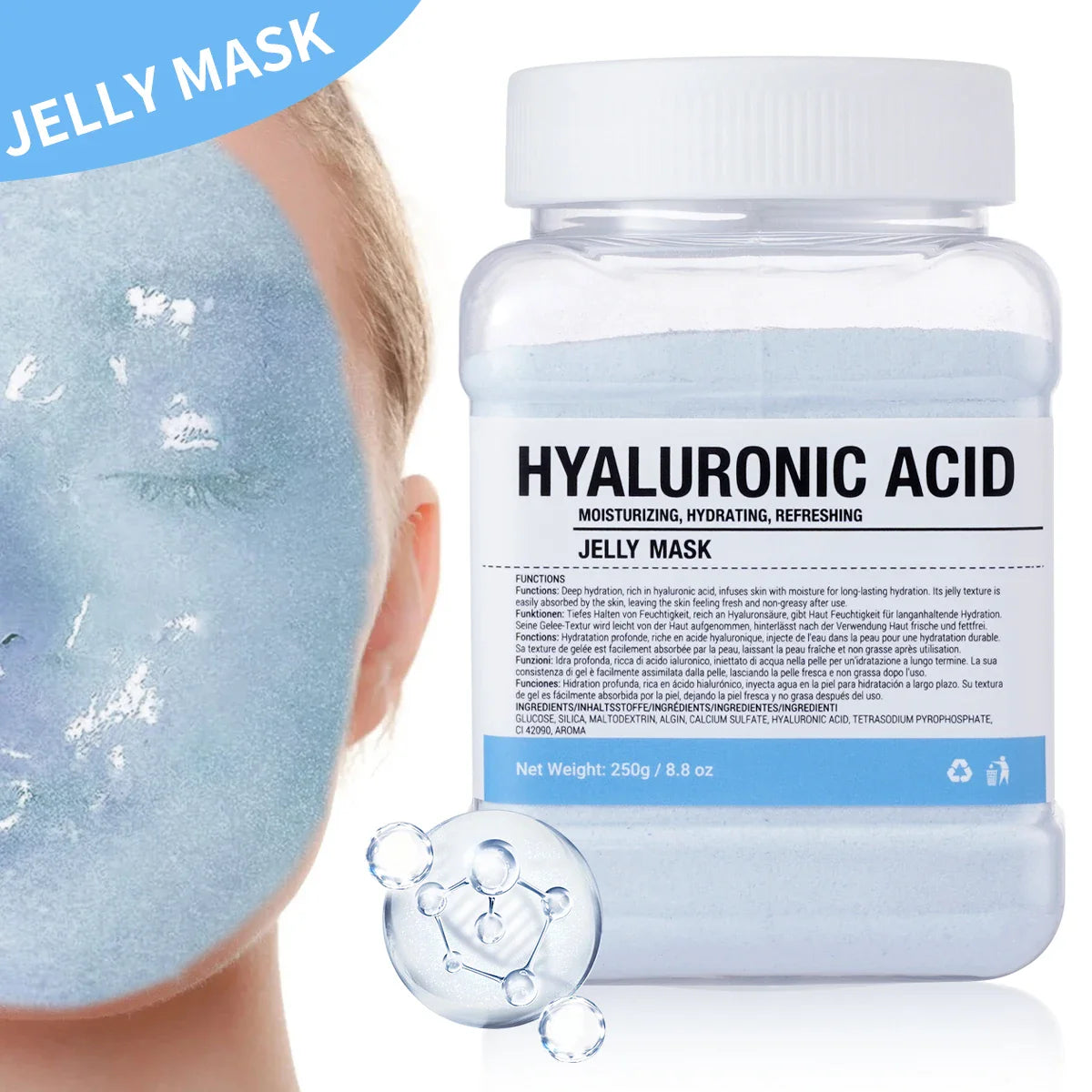 Rose Jelly Peel-Off Face Mask – Hydrating Gel Skin Treatment
