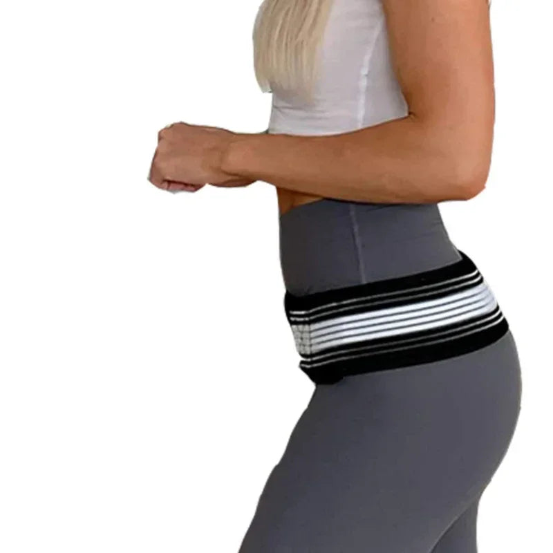 120cm 130cm Sacroiliac SI Joint Hip Belt Lower Back Support-Hip Braces for Hip Pain Pelvic Support Belt Sciatica Ease Protect Peaceful Pleasures Health and Wellness
