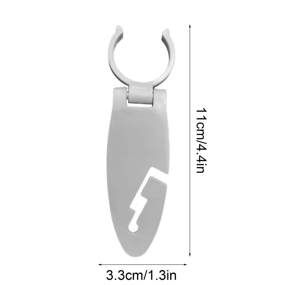 Clips for Paddle Board Stand Up Paddle Board Clip Double Padel Board Holder Expandable Fix Clamp Kayaking Water Sport Accessory Peaceful Pleasures Health and Wellness White