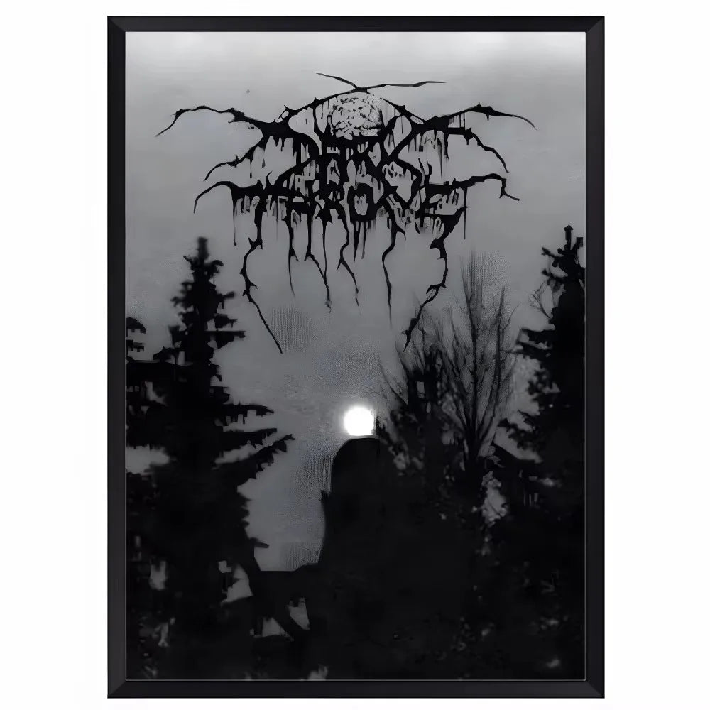 Classic D-DarkthroneS Band Poster HD Art Sticky Wall Waterproof Home Living Room Bar Office Aesthetic Decoration Peaceful Pleasures Health and Wellness ZLH5280 20x30cm No Frame