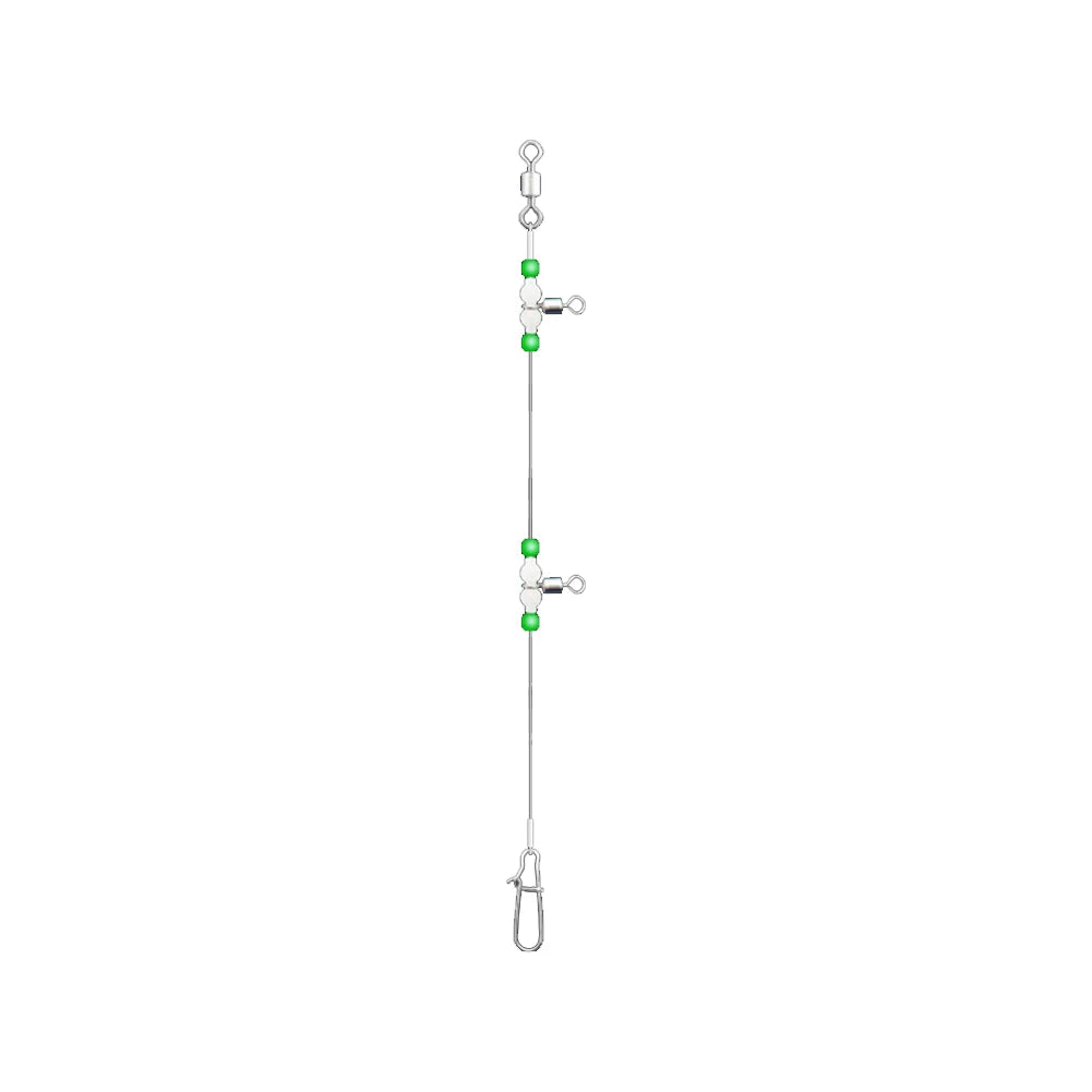 Night Glow Fishing Leaders – Luminous Swivel Snaps Saltwater & Freshwater Peaceful Pleasures Health and Wellness 40cm spain