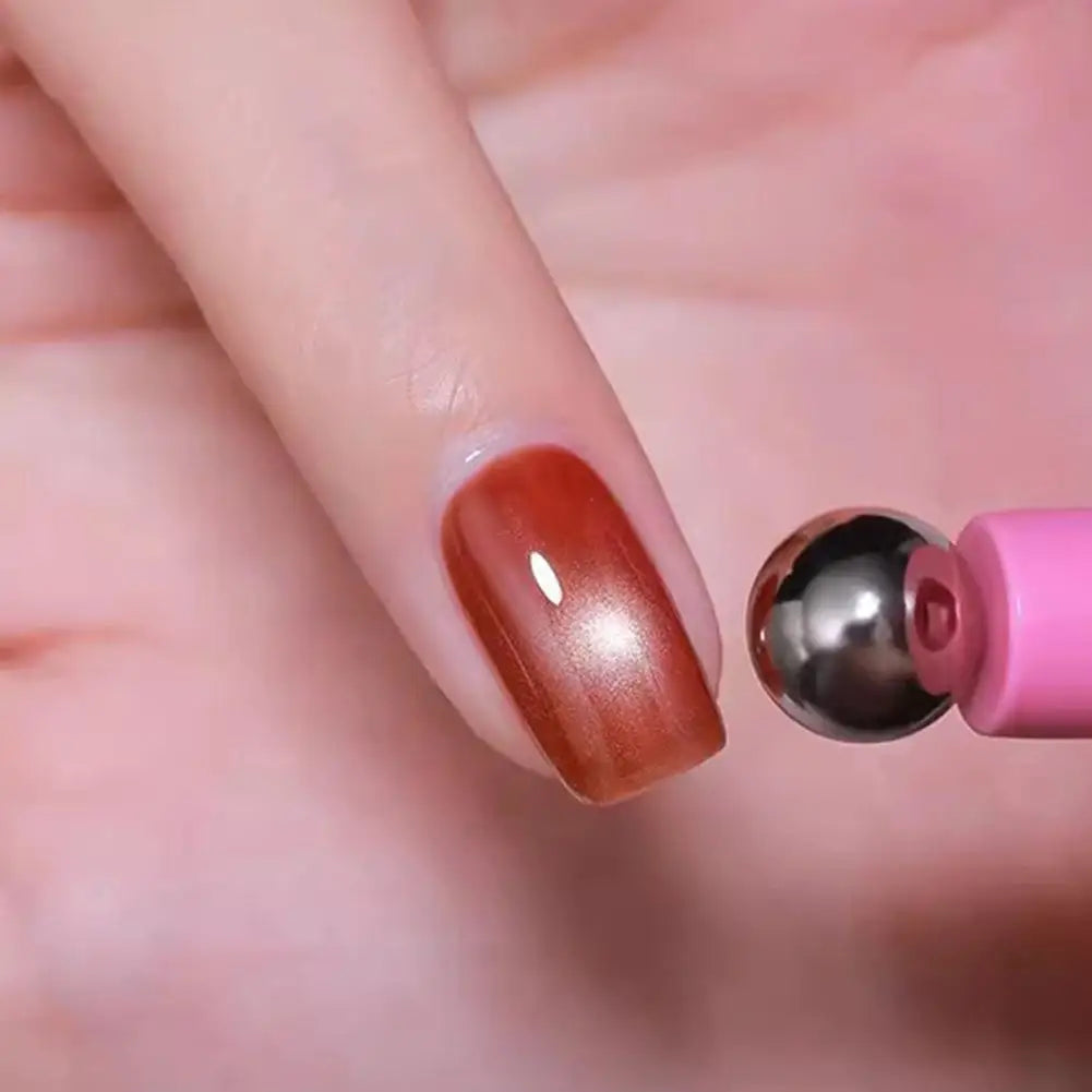 360° Rotating Cat Eye Nail Magnet | Glass Bead Manicure Tool