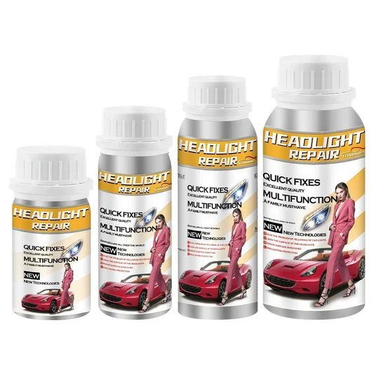 Headlights Liquid Polymer Headlight Chemical Polish Repair Fluid Refurbishment Scratch Repair Polishing Headlights Kit Peaceful Pleasures Health and Wellness