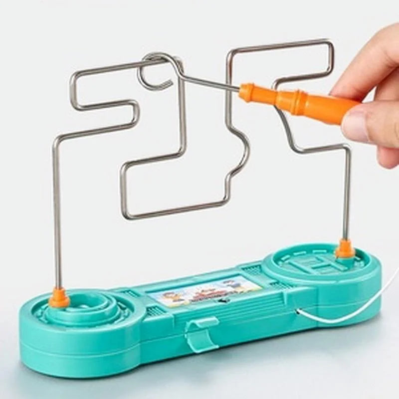 Kids Collison Electric Shock Toy Education Touch Maze Game Party