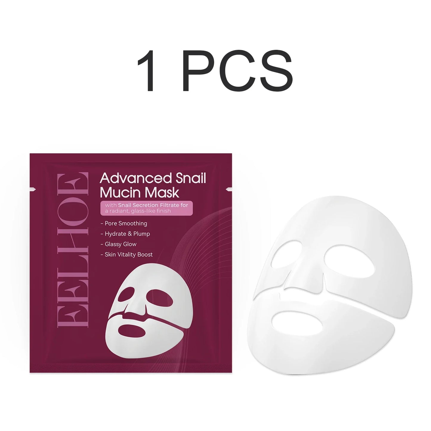 Snail Mucin Sheet Mask – Hydrating, Glass Skin & Glow