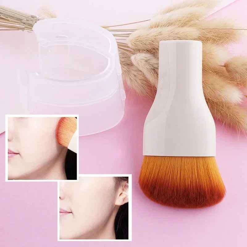 Short Handle Foundation Brush – BB Cream & Blush Powder