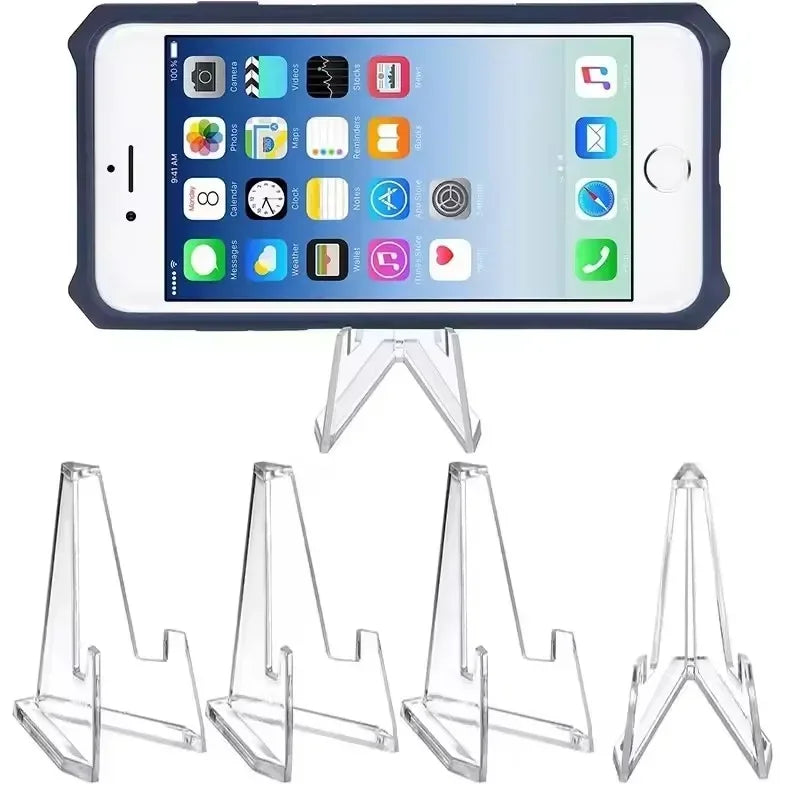 Mini Acrylic Triangular Card Display Stands | Trading Card Holder