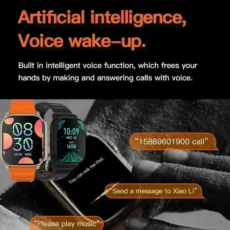 7 Watch Straps Smart Men Women Health Fitness Tra Bluetooth Phone