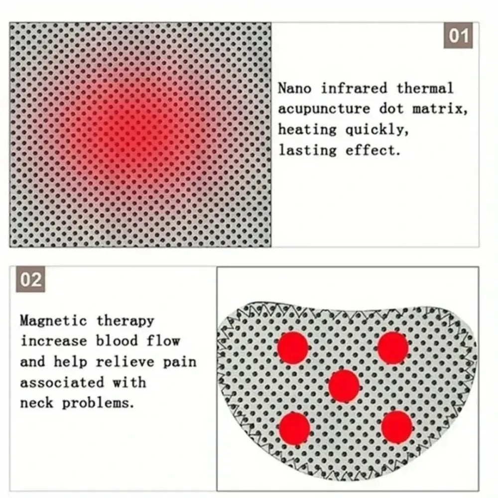 Self-Heating Magnetic Neck Support Wrap – Warmth & Massage
