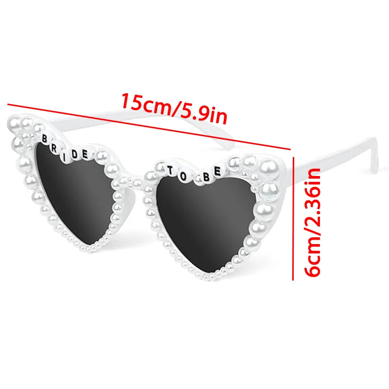 Bride To Be Sunglasses, Bow Veil & Sash | Bachelorette Set Bridal Party Accessories Peaceful Pleasures Health and Wellness Sunglasses