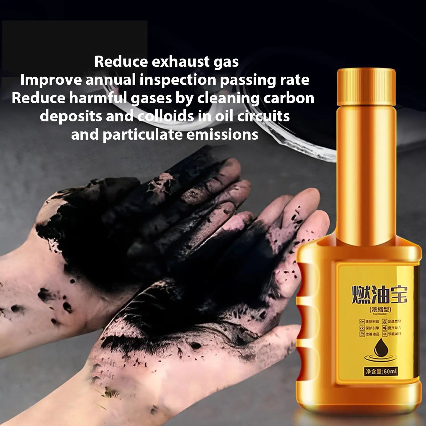 Fuel Injector & Carbon Cleaner – 60ml Gas & Diesel Additive