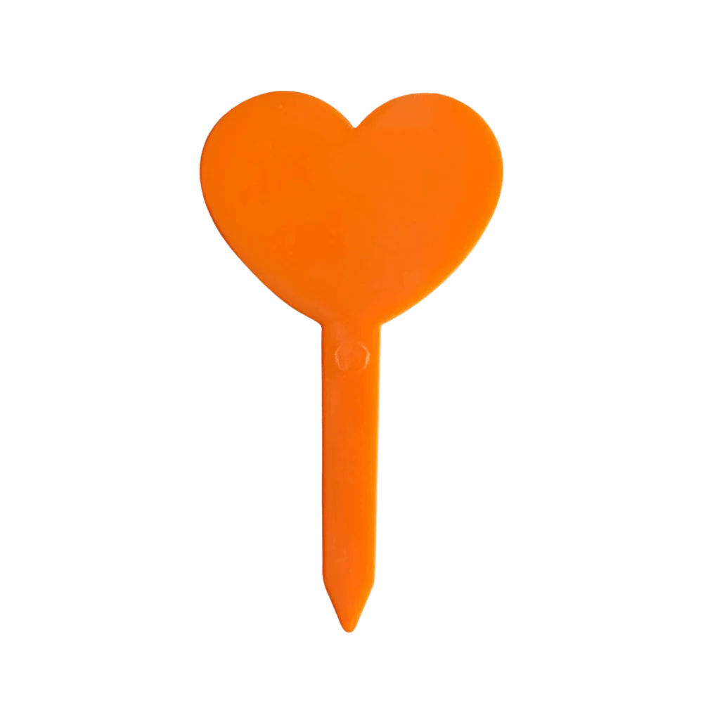 100PCS Heart-Shaped Waterproof Plant Labels | Reusable Garden Tags