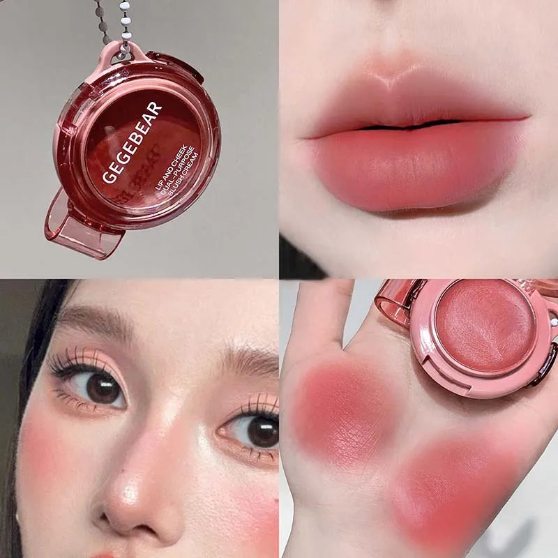 Gege Bear Matte Velvet Lip Mud – Waterproof Lipstick & Blush