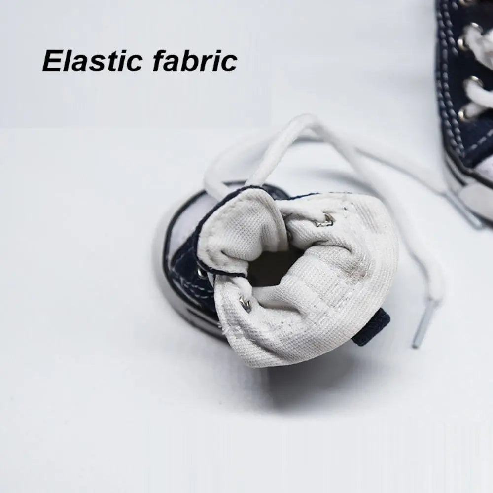 Creative 4PCS/Set Pet Shoes Waterproof Canvas Puppy Pet Dogs Boots Dirt-proof Breathable Pet Supplies Pets Peaceful Pleasures Health and Wellness