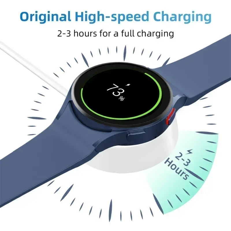 Mini Wireless Charger Keychain for Samsung Galaxy Watch 4 5 6 7 Peaceful Pleasures Health and Wellness